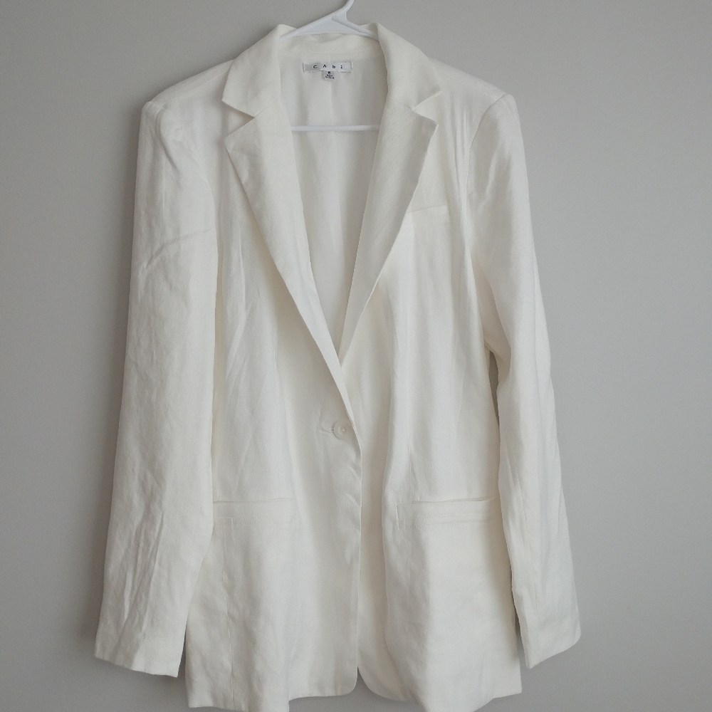 CAbi Ivory Suit Jacket